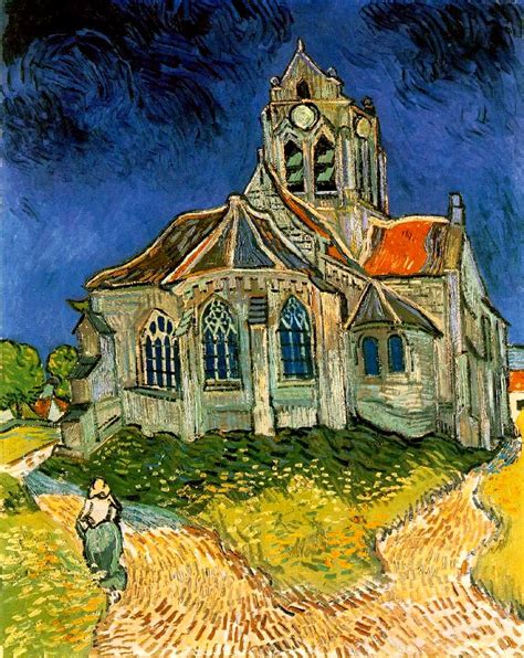 The Church At Auvers Vincent Van Gogh Wikiart Org