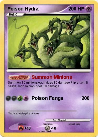 pokémon poison hydra summon minions my pokemon card