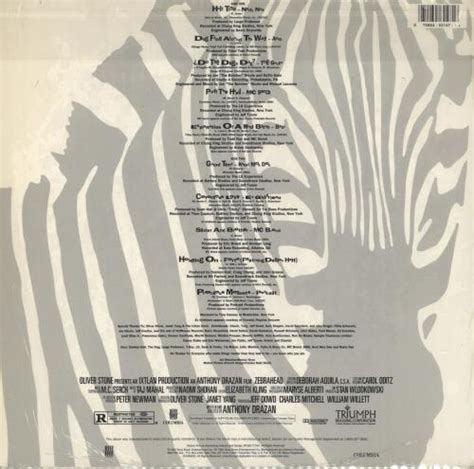 Original Soundtrack Zebrahead Stickered Shrink Us Vinyl Lp Album Lp Record 743726