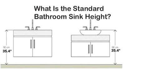 Average Bathroom Sink Height