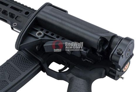 Emg Salient Arms Licensed Gry Ar15 M4 Sbr Aeg Folding Stock Black