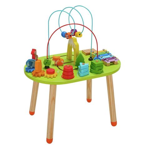 Buy Chad Valley Wooden Activity Table Early Learning Toys Argos
