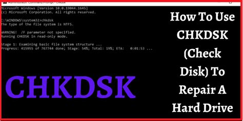 How To Use CHKDSK Check Disk To Repair A Hard Drive CHKDSK On Windows IGyani