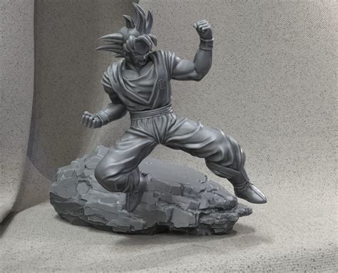 Contains several pieces for assembly. Goku - Dragon ball Z games-toys 3D print model | CGTrader