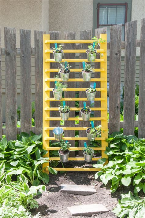 How To Diy A Vertical Herb Garden For Under 100