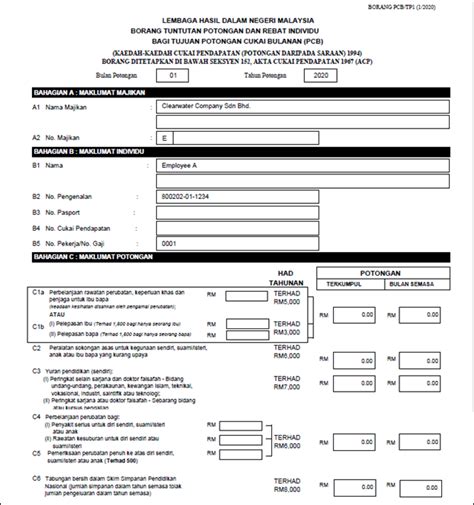 Form cp22 is a report from the government issued by the lhdn and also a form for new employee notification. Borang Pcb 2020