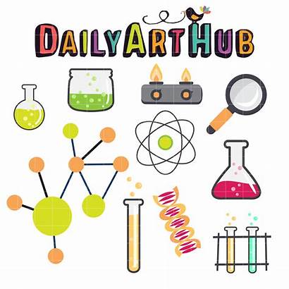 Science Lab Clip Objects Clipart Svg Daily