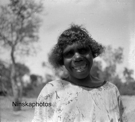 Aboriginal Woman Ruby Portrait Near Barron Falls Cairns Queensland