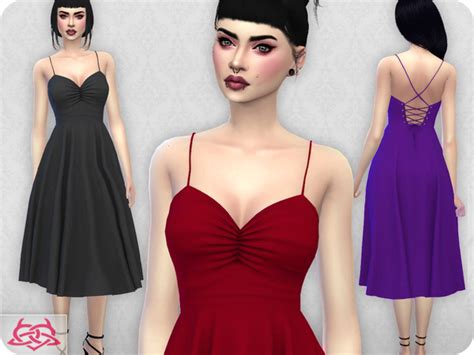 Claudia Dress Recolor 1 By Colores Urbanos At Tsr Sims 4 Updates