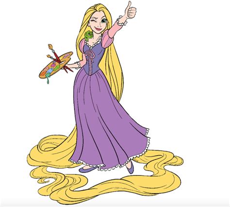 Rapunzel The Artist And Pascal Disney Princess Rapunzel Tangled Rapunzel Disney Tangled