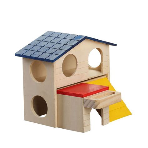 1pc Luxury Hamster House Double Wood Folding Cute Hamster Etsy