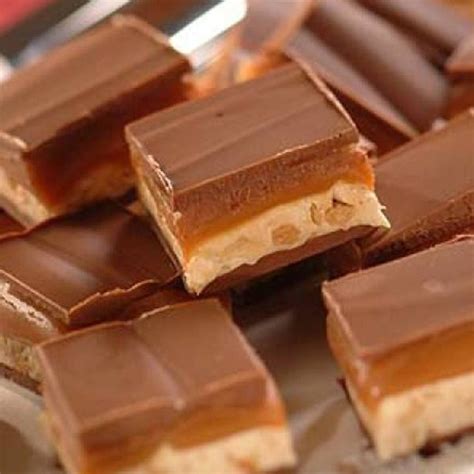 Layered Chocolate Caramel Candy Recipe Chocolate Caramels Candy Caramel Candy Homemade