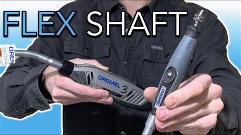 How To Quickly Install And Use A Dremel Flex Shaft Youtube