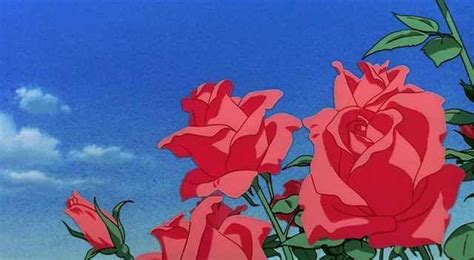 Memories Magnetic Rose Anime Flower Anime Aesthetic Aesthetic Anime