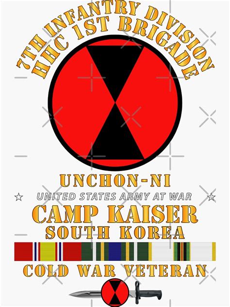 Army Hhc 1st Brigade 7th Id Camp Kaiser Korea Unchon Ni