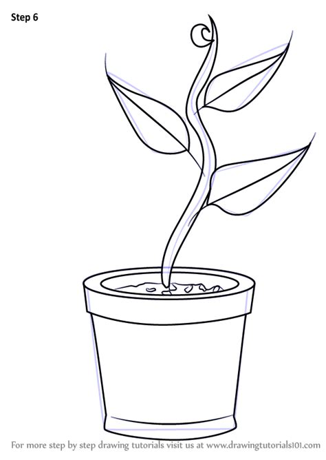 Another free still life for beginners step by step drawing video tutorial. Learn How to Draw Plant in Pot (Plants for Kids) Step by ...