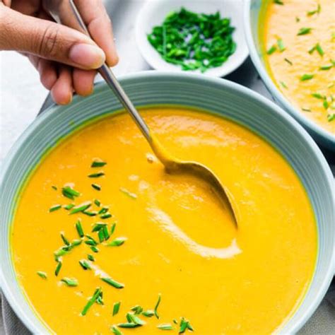 Instant Pot Carrot Soup Vegan Sandhyas Kitchen