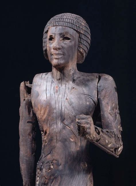 ~ statue of senedjemibmehy culture egyptian period old kingdom 6th