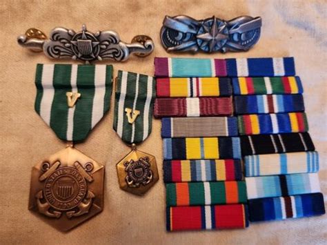 Uscg Medal Ribbons Badges See Auctions Coins Medals Combine Ship Save
