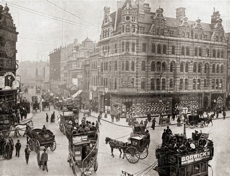 Tottenham Court Road Corner London England In The Late 19th Century