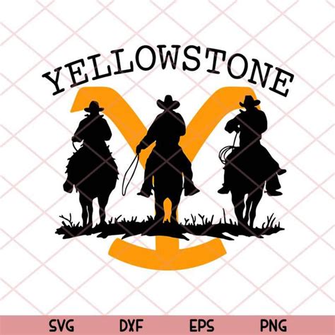 Yellowstone Svg Yellowstone Digital Files Svgpngdxfepf Cut Etsy