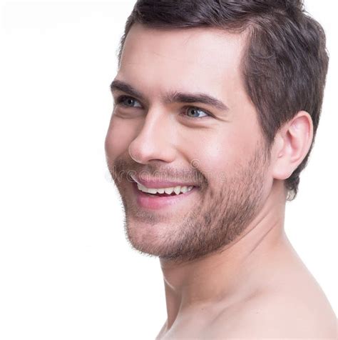 Portrait Of Handsome Smiling Young Man Stock Image Image Of Beauty