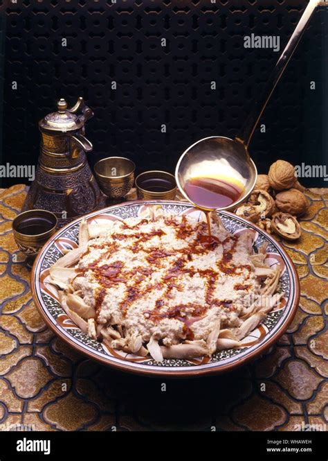 International Cooking Circassian Chicken Turkey Stock Photo Alamy