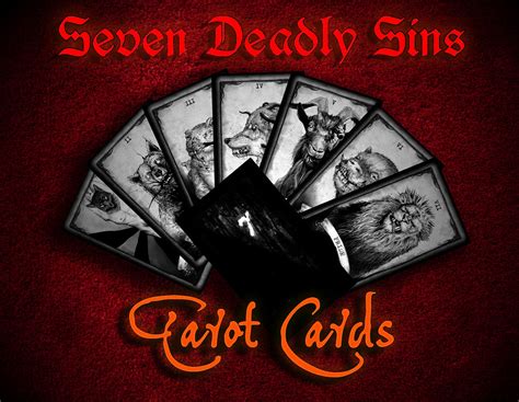 Seven Deadly Sins Cards On Storenvy