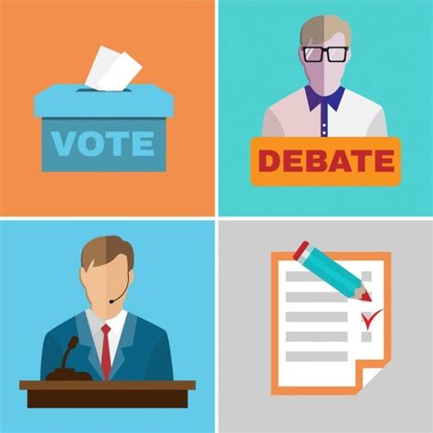 Election Designs Collection Vector Free Download
