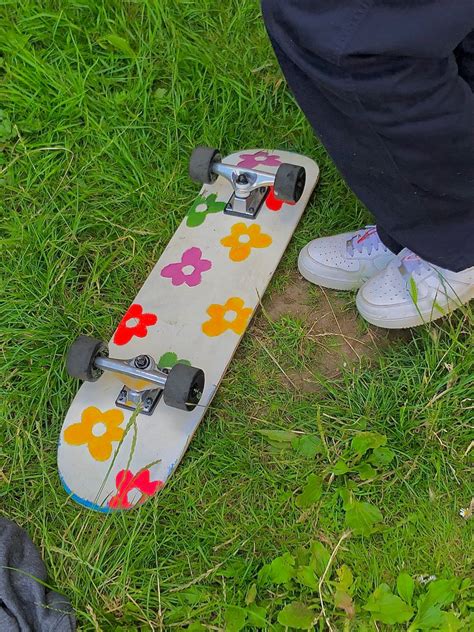 Golf Le Fleur Painted Skateboard Skateboard Design Skateboard Deck Art
