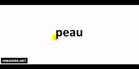 How To Pronounce Peau Youtube