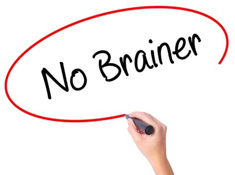 No Brainer Stock Photos Royalty Free No Brainer Images Depositphotos