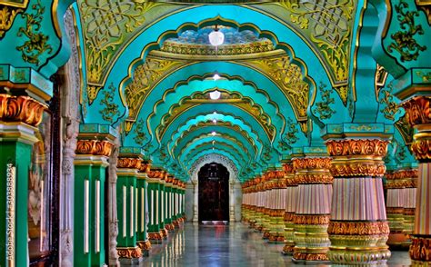 Mysorekarnatakaindia October 202019 Mysore Palace Inside Architecturemysore Palace A