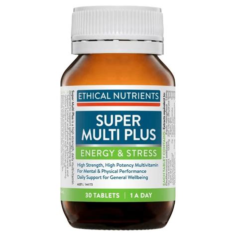 Ethical Nutrients Super Multi Plus Tab X 30 Buy Online In Australia