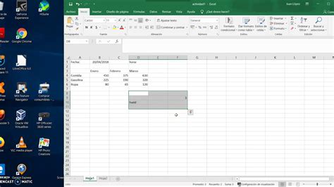 Elementos Básicos De Un Hoja De Cálculo En Excel Youtube
