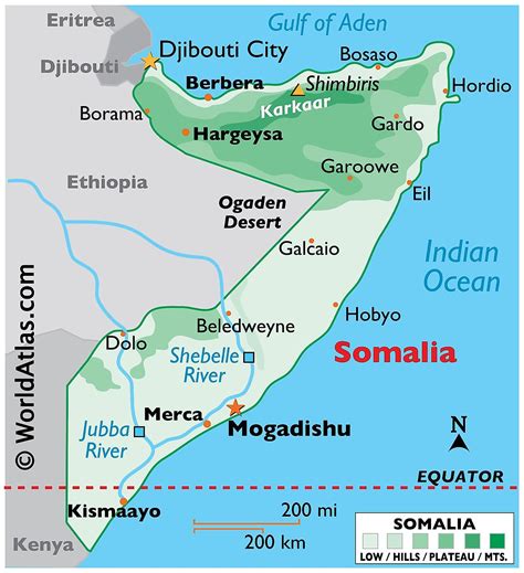Mapas De Somalia Atlas Del Mundo