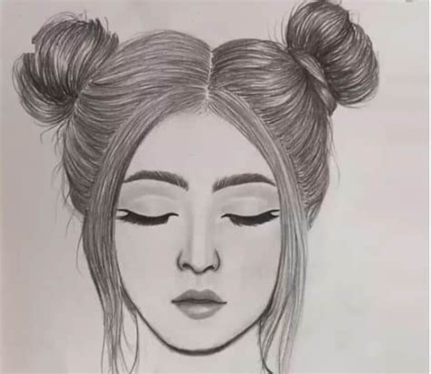 Cute Girl Face Drawing Step By Step How To Draw A Girl Easy Girl