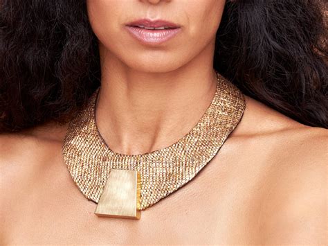 Egyptian Necklace Cleopatra Necklace Ancient Egypt Necklace Gold Bib