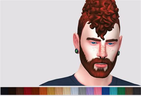 Pin By Ghost S On Sims 4 Cas Mens Hairstyles Sims Hair Curly Mohawk