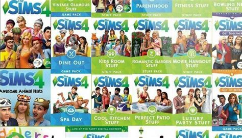 The Sims 4 All Expansions Game Packs Stuff Be Taught Description