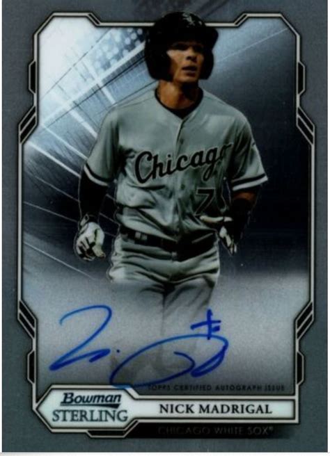 4 pick in the june draft, signed his contract thursday. Future Watch: Nick Madrigal Rookie Baseball Cards, White Sox