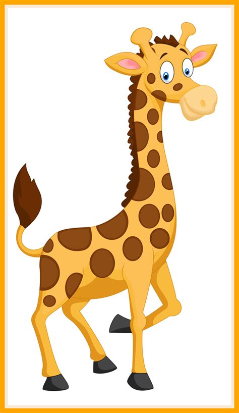 Cartoon Giraffe Wallpaper