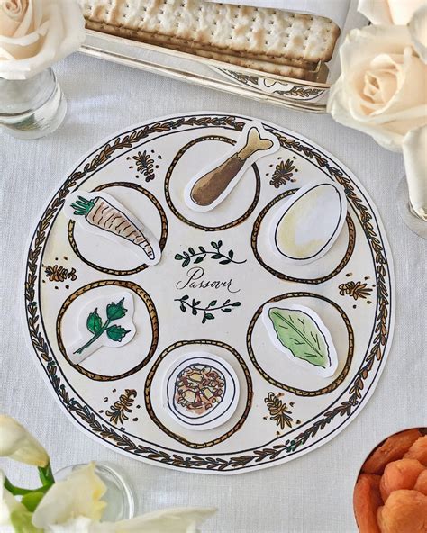 Printable Passover Seder Plate Darcy Miller Designs