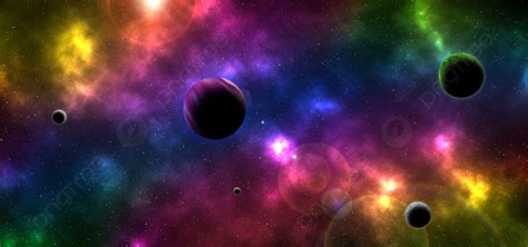 Colorful Space Planets Wallpaper