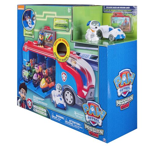 Paw Patrol Mission Cruiser Includes Mini Vehicle And Robo Dog New