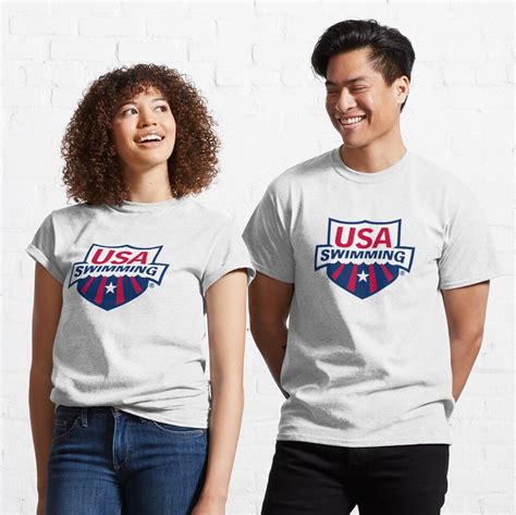 Swimming Team Usa Logo T Shirt By Usalogo Redbubble