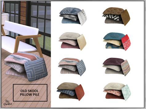 The Sims Resource Old Skool Pillow Pile