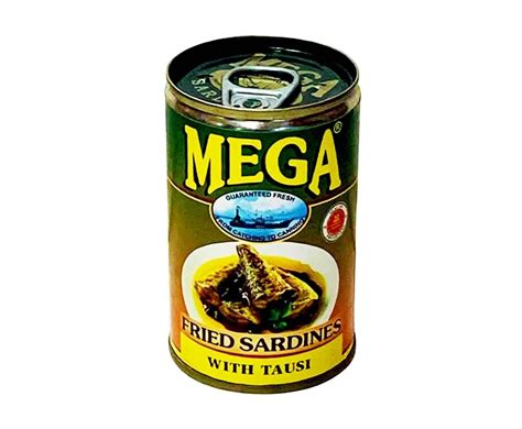 Mega Fried Sardines With Tausi 155g