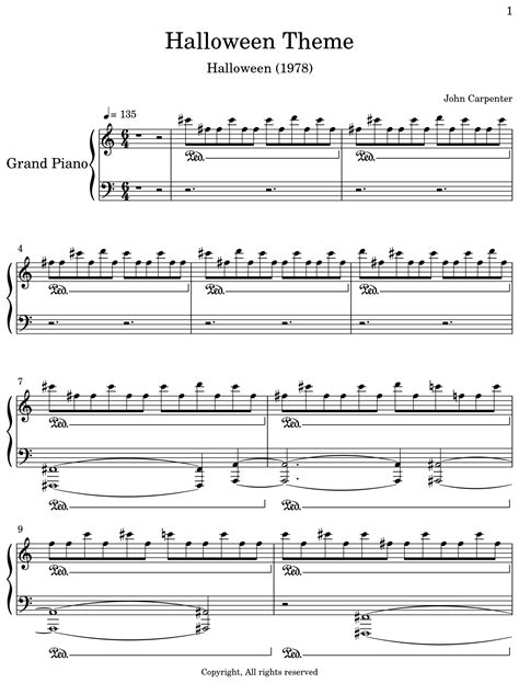 Click hide note names above the piano to hide the note names. Halloween Soundtrack Sheet Music - Epic Sheet Music