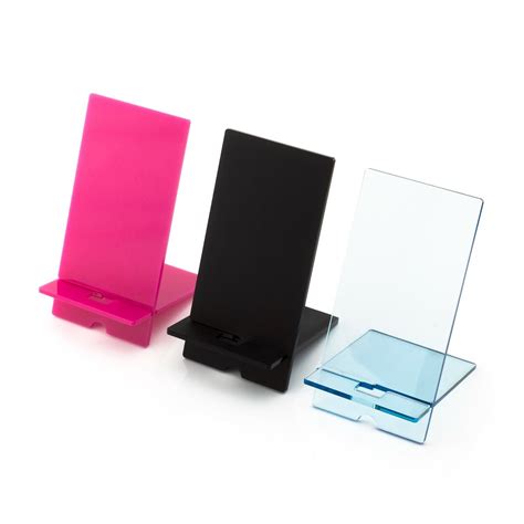 Phone Stand Phone Holder Stand Desk Table Laser Cut Clear Acrylic